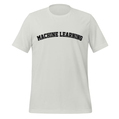 Image of the Machine Learning T-Shirt (unisex) Silver / M.