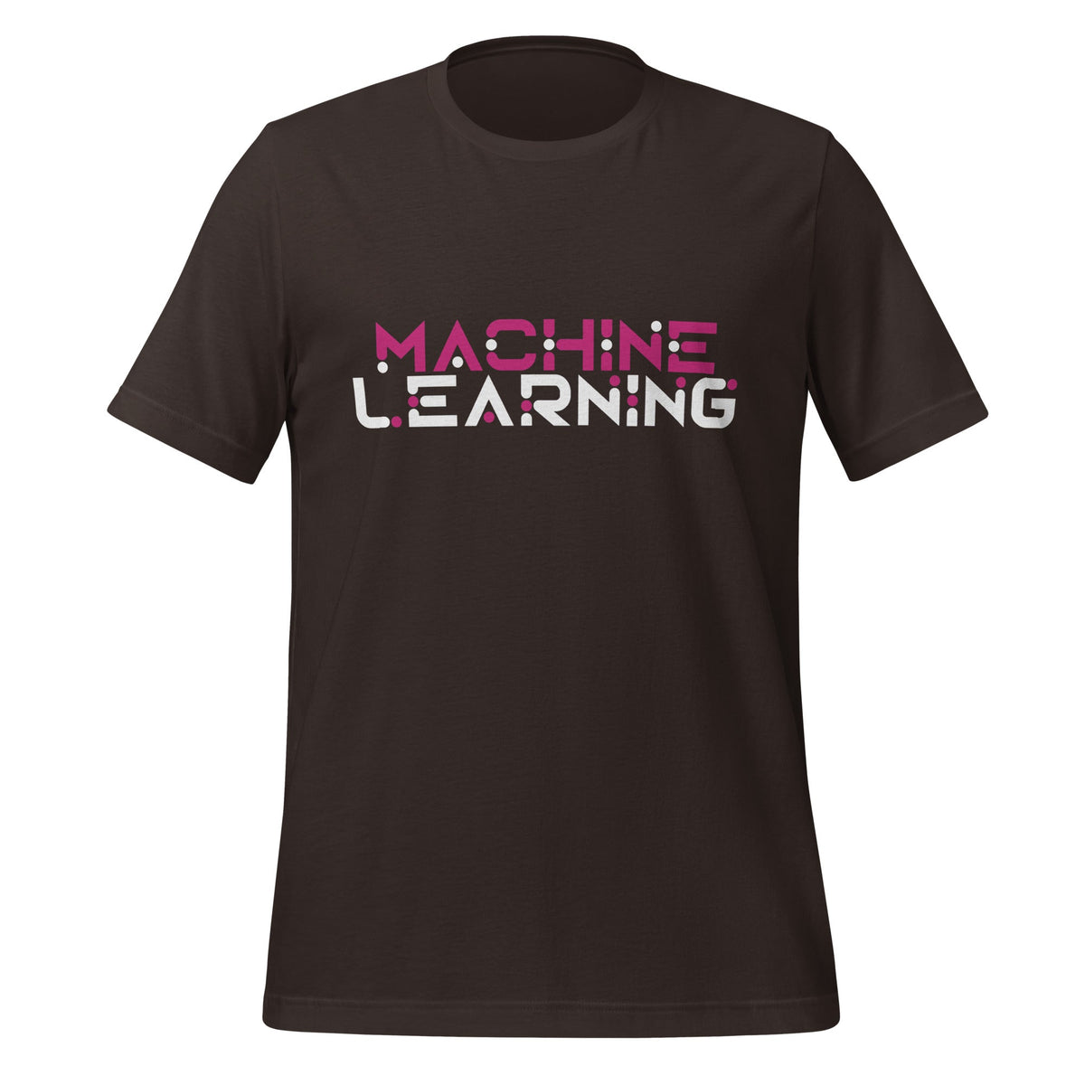 Image of the Machine Learning T-Shirt (unisex) Brown / M.