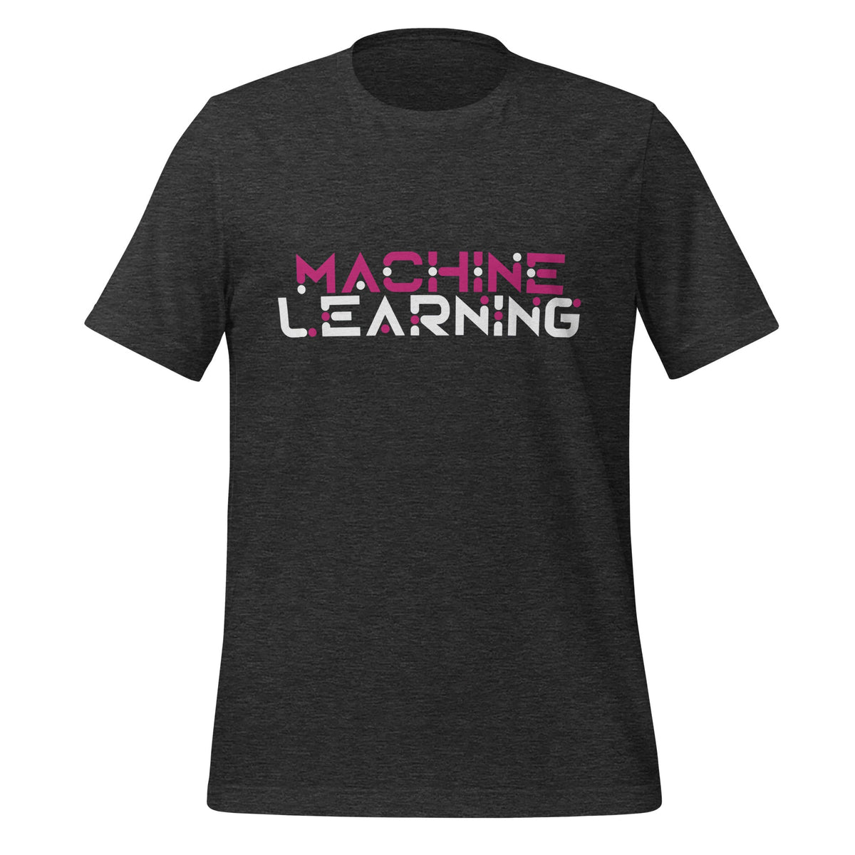 Image of the Machine Learning T-Shirt (unisex) Dark Grey Heather / M.