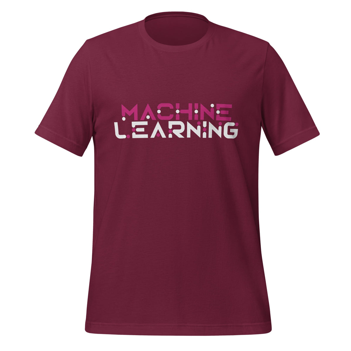 Image of the Machine Learning T-Shirt (unisex) Maroon / M.
