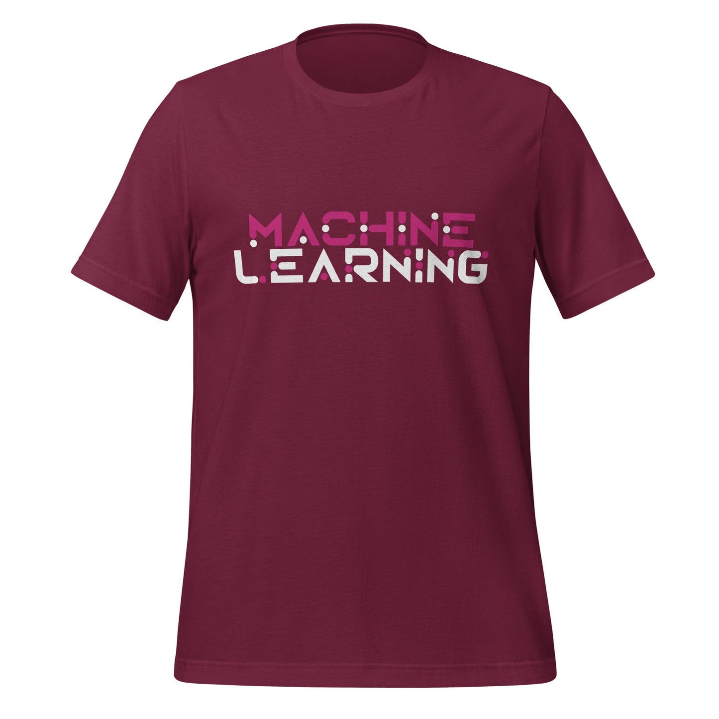 Image of the Machine Learning T-Shirt (unisex) Maroon / M.