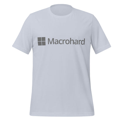 Product mockup photo of the Macrohard T Shirt (unisex) Light Blue / M.