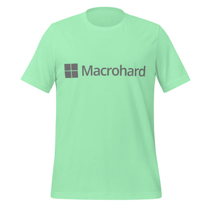 Product mockup photo of the Macrohard T Shirt (unisex) Mint / M.
