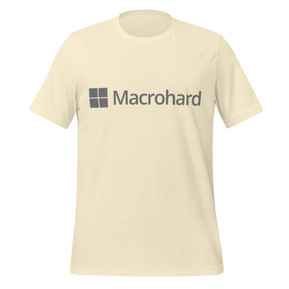 Product mockup photo of the Macrohard T Shirt (unisex) Natural / M.