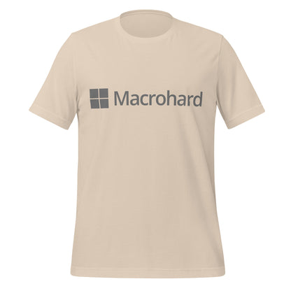 Product mockup photo of the Macrohard T Shirt (unisex) Soft Cream / M.