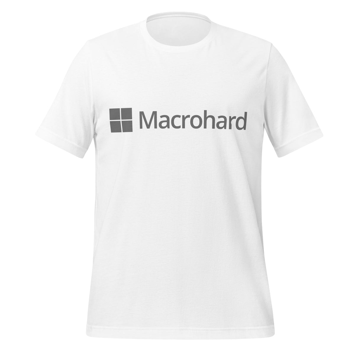 Product mockup photo of the Macrohard T Shirt (unisex) White / M.