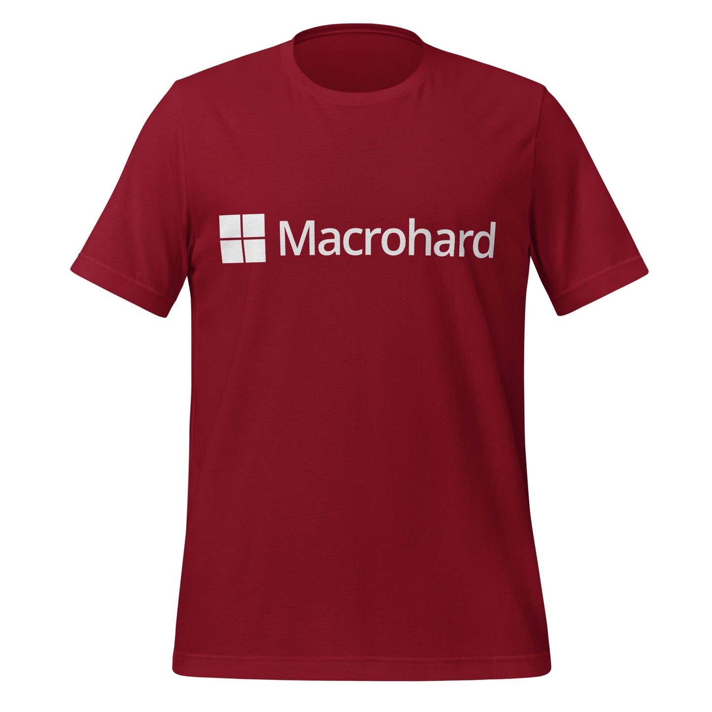 Image of the Macrohard T-Shirt (unisex) Cardinal / M.