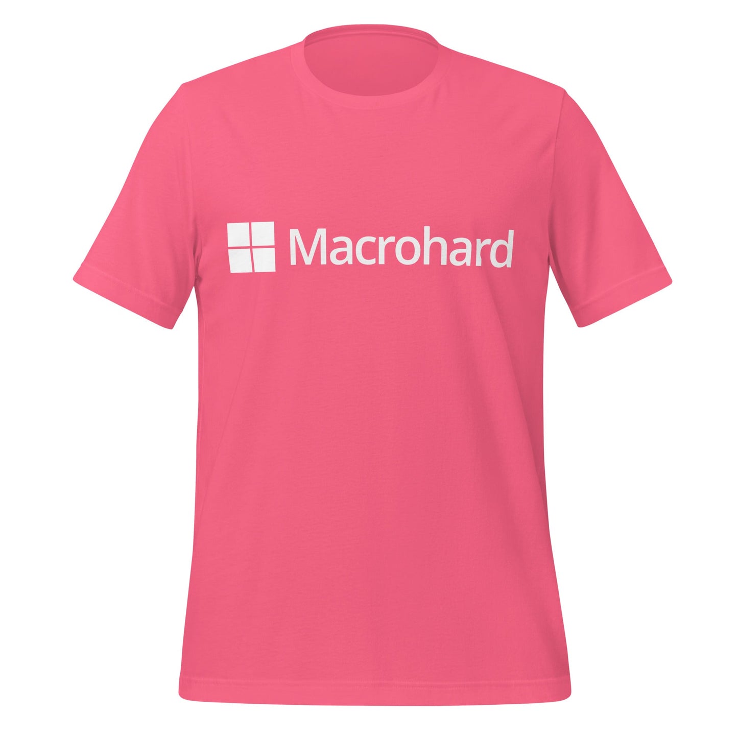 Image of the Macrohard T-Shirt (unisex) Charity Pink / M.