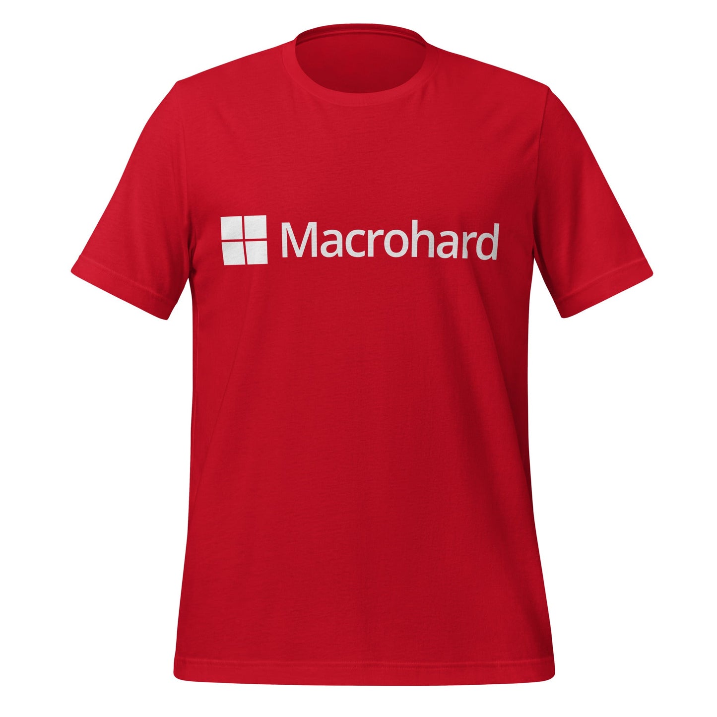Image of the Macrohard T-Shirt (unisex) Red / M.