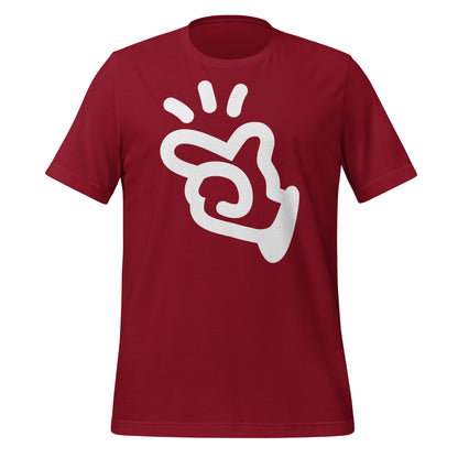 Product mockup photo of the Manus AI T Shirt (unisex) Cardinal / M.