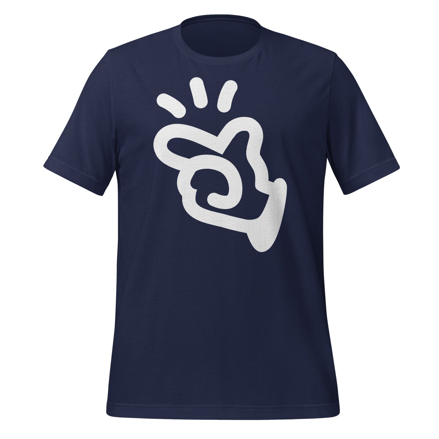 Product mockup photo of the Manus AI T Shirt (unisex) Navy / M.