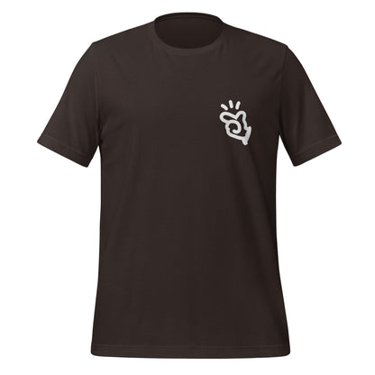 Product mockup photo of the Manus T Shirt 3 (unisex) Brown / M.