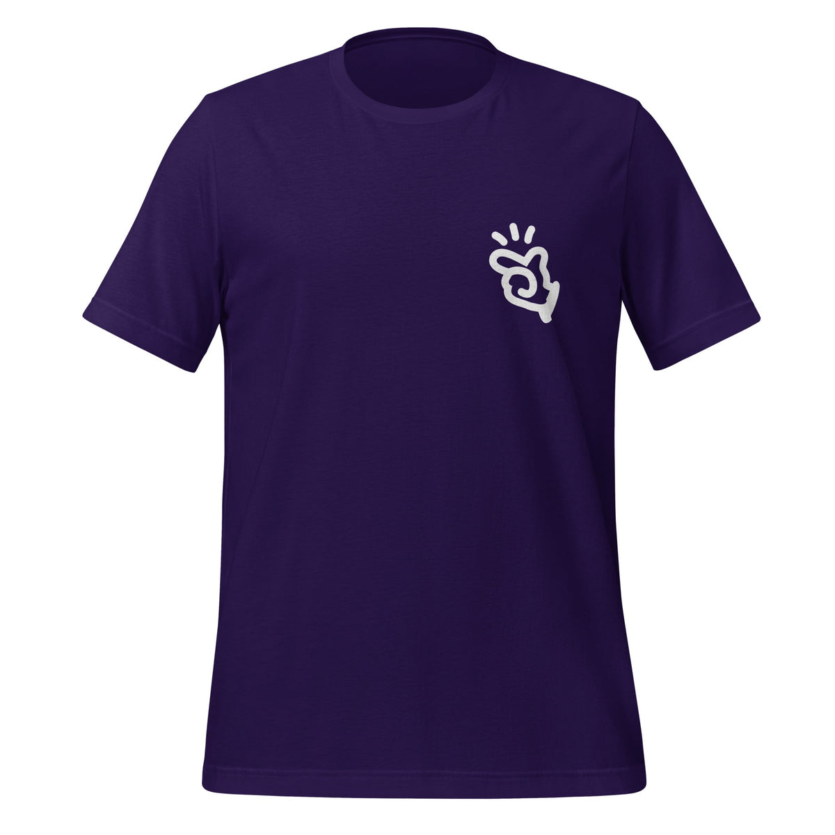 Product mockup photo of the Manus T Shirt 3 (unisex) Team Purple / M.