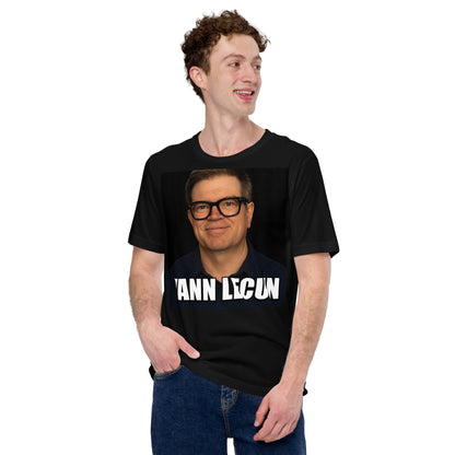 Image of the Meme Portrait of Yann LeCun T-Shirt (unisex).