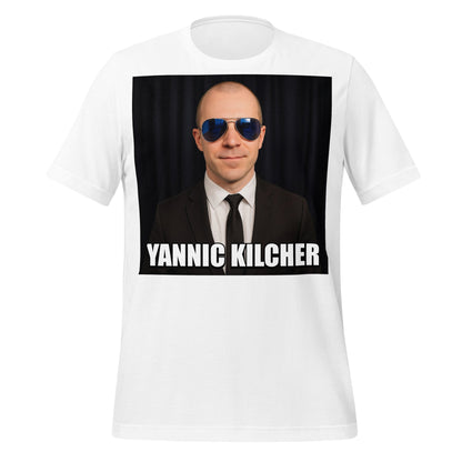 Image of the Meme Portrait of Yannic Kilcher T-Shirt (unisex) White / XS.