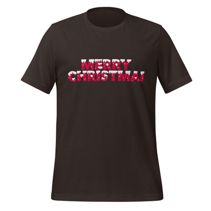 Image of the MERRY CHRISTMAI T-Shirt (unisex) Brown / S.