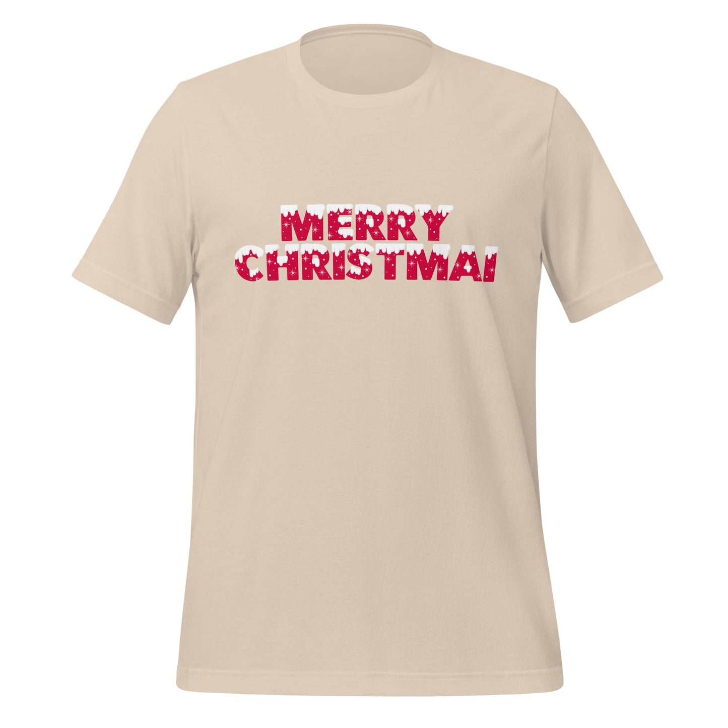 Image of the MERRY CHRISTMAI T-Shirt (unisex) Soft Cream / XS.