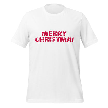 Image of the MERRY CHRISTMAI T-Shirt (unisex) White / XS.
