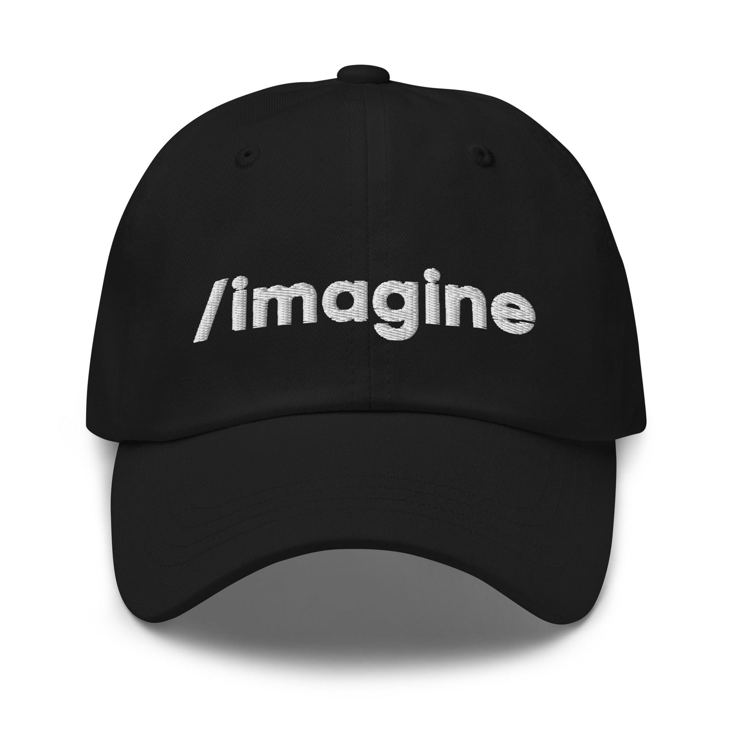 Image of the Midjourney /imagine Prompt Cap Black.