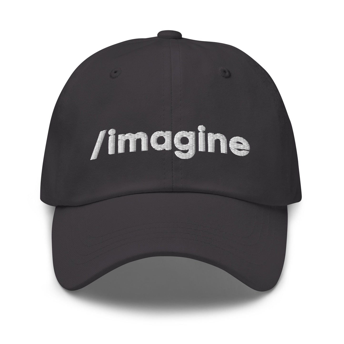 Image of the Midjourney /imagine Prompt Cap Dark Grey.
