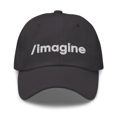 Image of the Midjourney /imagine Prompt Cap Dark Grey.