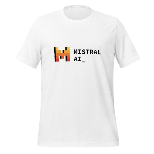 White Mistral AI Logo T-Shirt (unisex) - AI Store