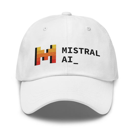 Mistral AI Logo True-Color Embroidered Cap - AI Store