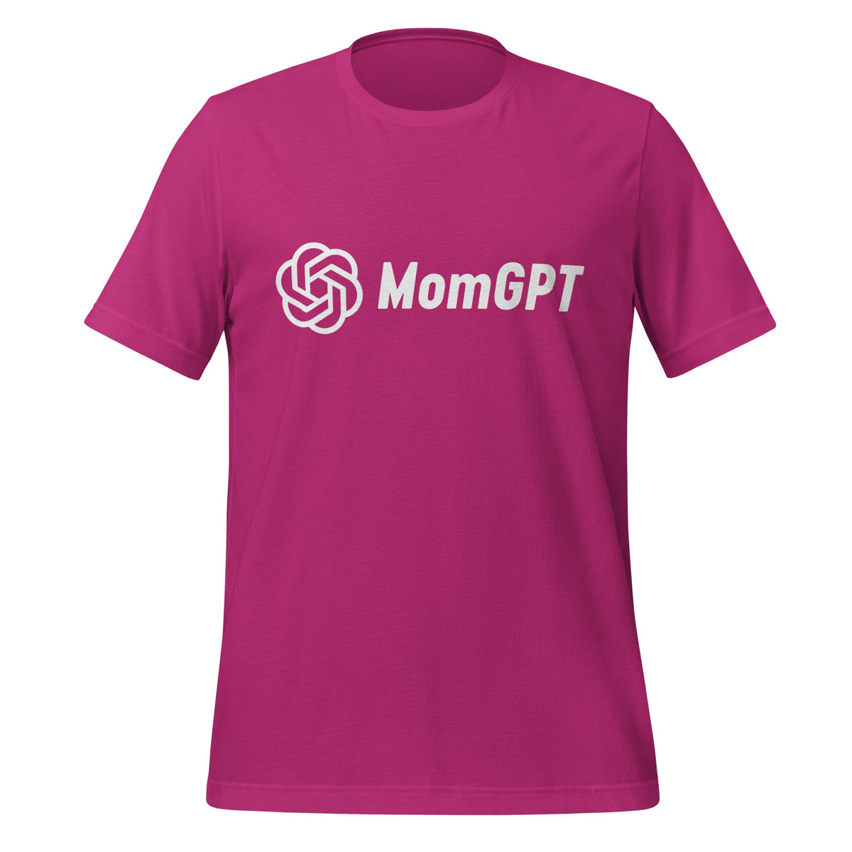Image of the MomGPT T-Shirt 6 (unisex) Berry / M.