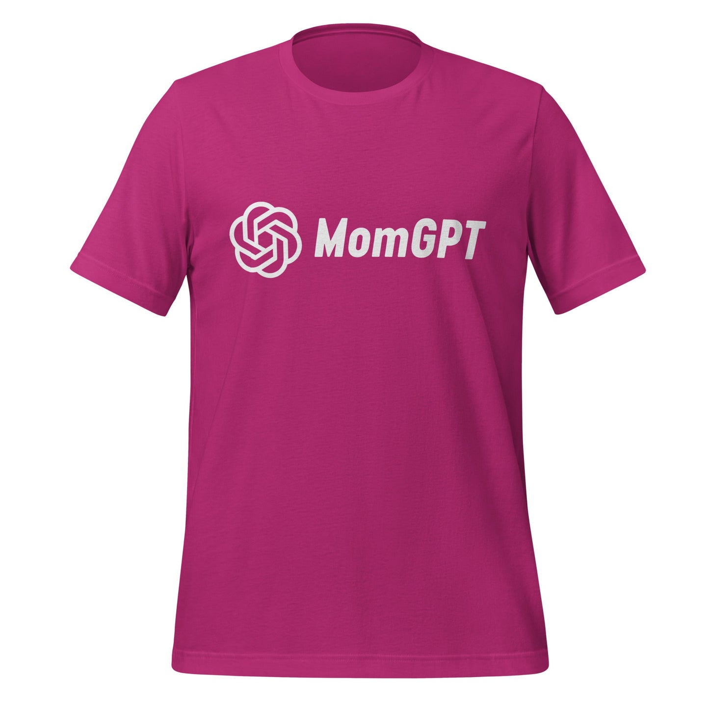 Image of the MomGPT T-Shirt 6 (unisex) Berry / M.