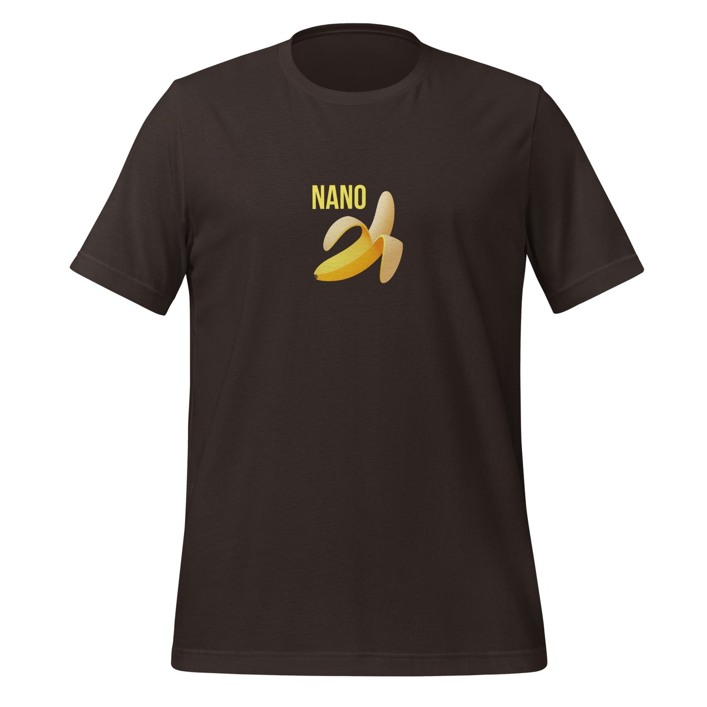 Image of the Nano Banana T-Shirt (unisex) Brown / M.