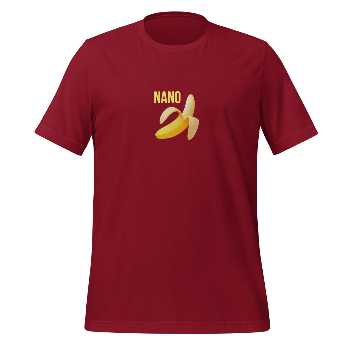 Image of the Nano Banana T-Shirt (unisex) Cardinal / M.