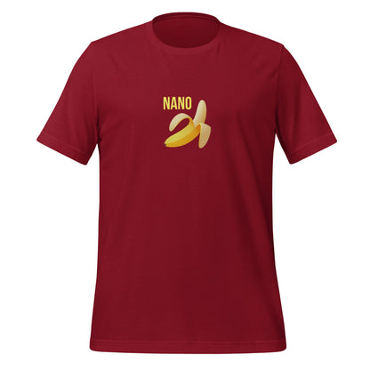 Image of the Nano Banana T-Shirt (unisex) Cardinal / M.