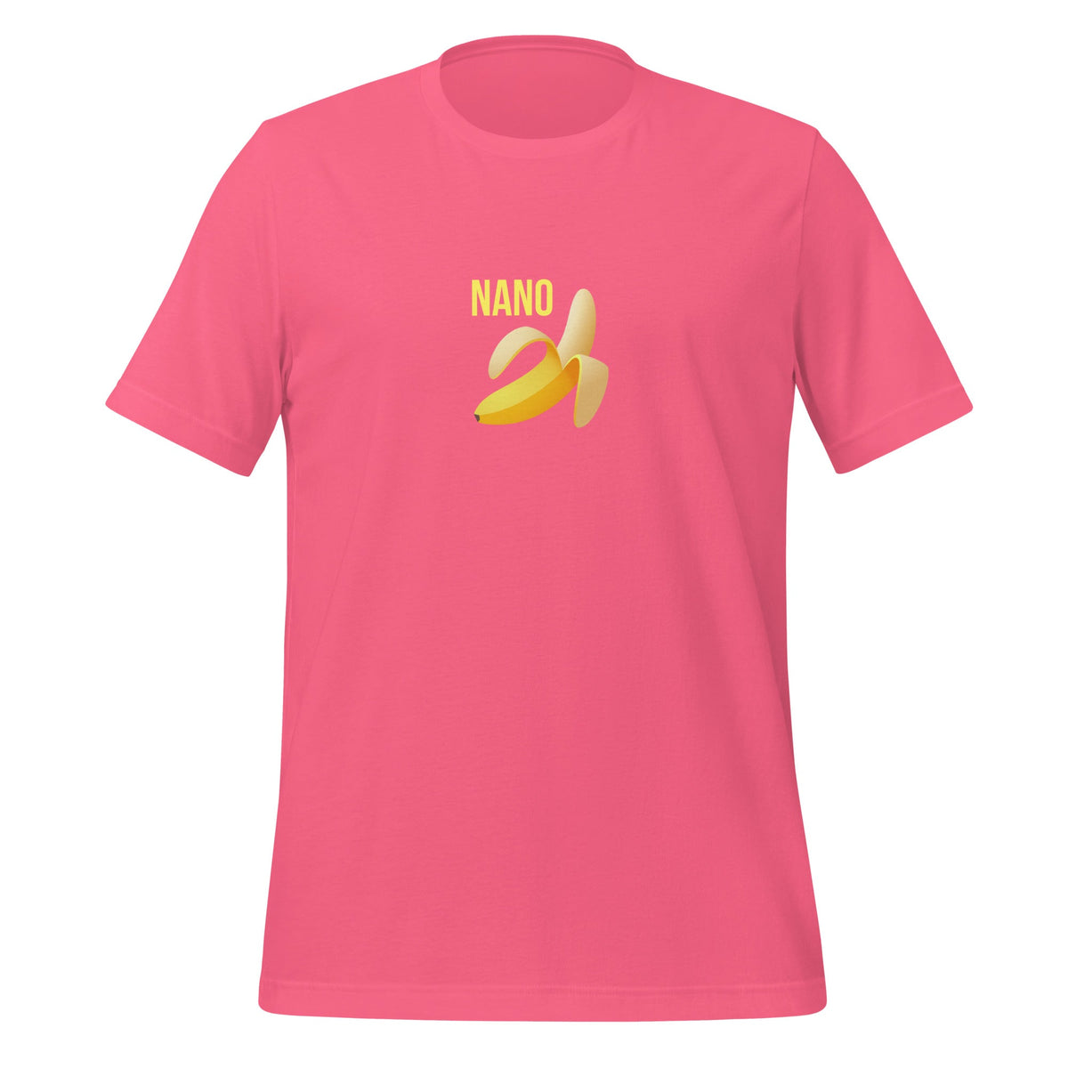 Image of the Nano Banana T-Shirt (unisex) Charity Pink / M.