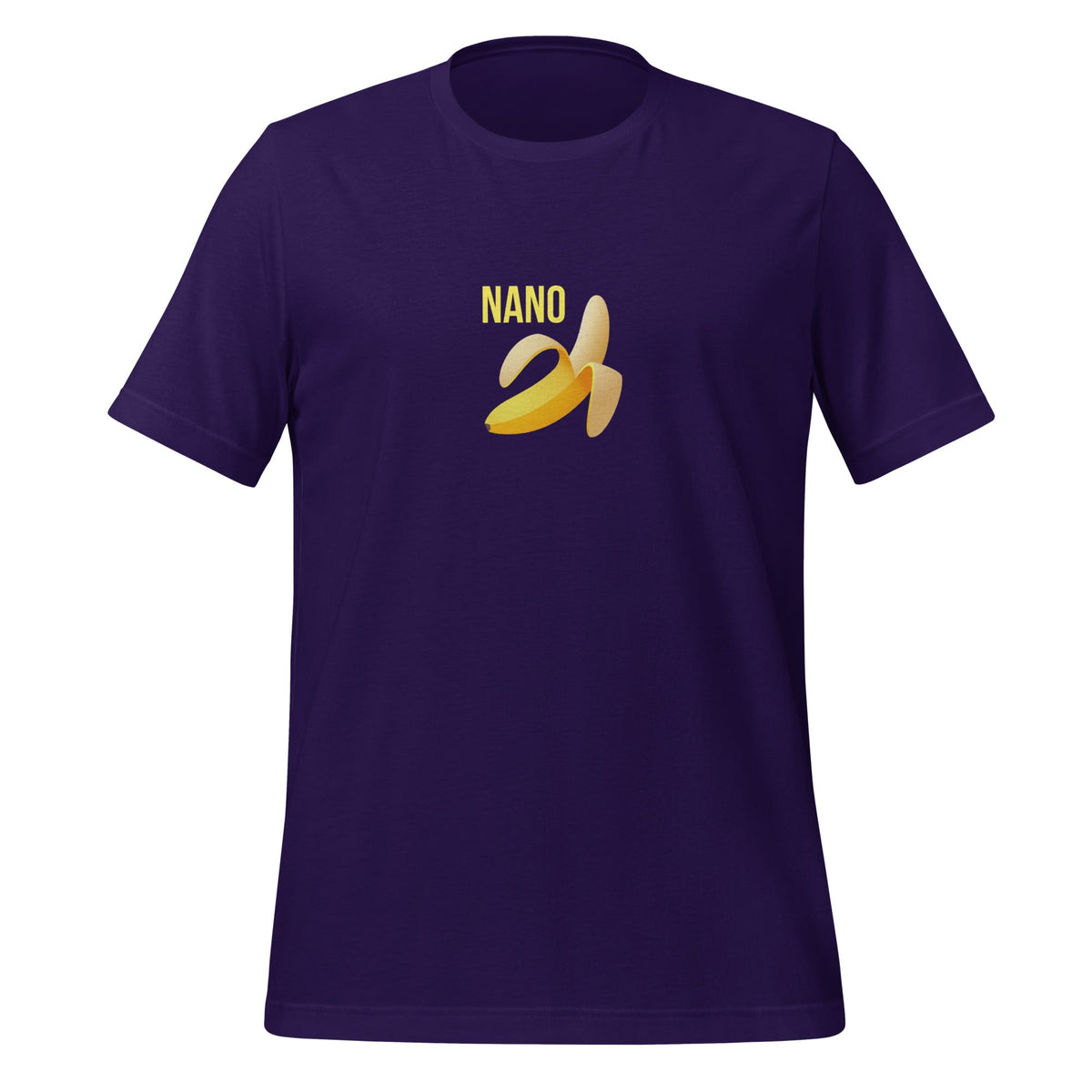 Image of the Nano Banana T-Shirt (unisex) Team Purple / M.