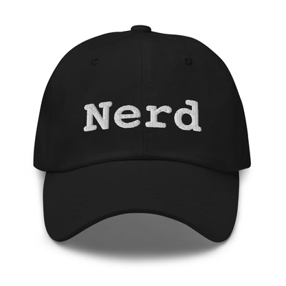 Image of the Nerd Cap Black.