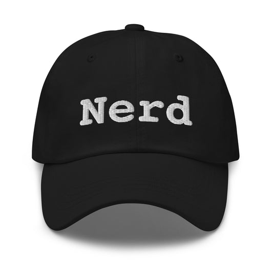 Image of the Nerd Cap Black.