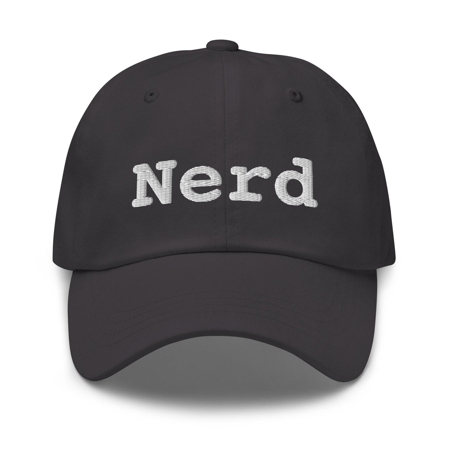 Image of the Nerd Cap Dark Grey.