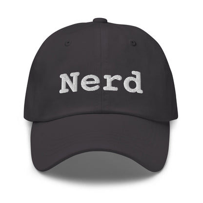 Image of the Nerd Cap Dark Grey.
