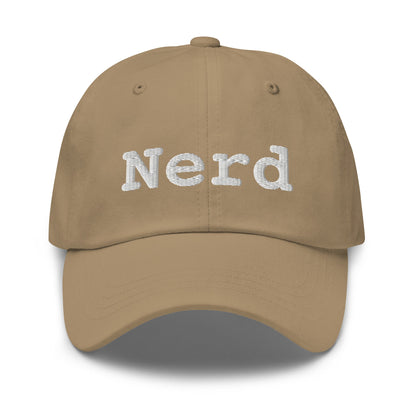 Image of the Nerd Cap Khaki.