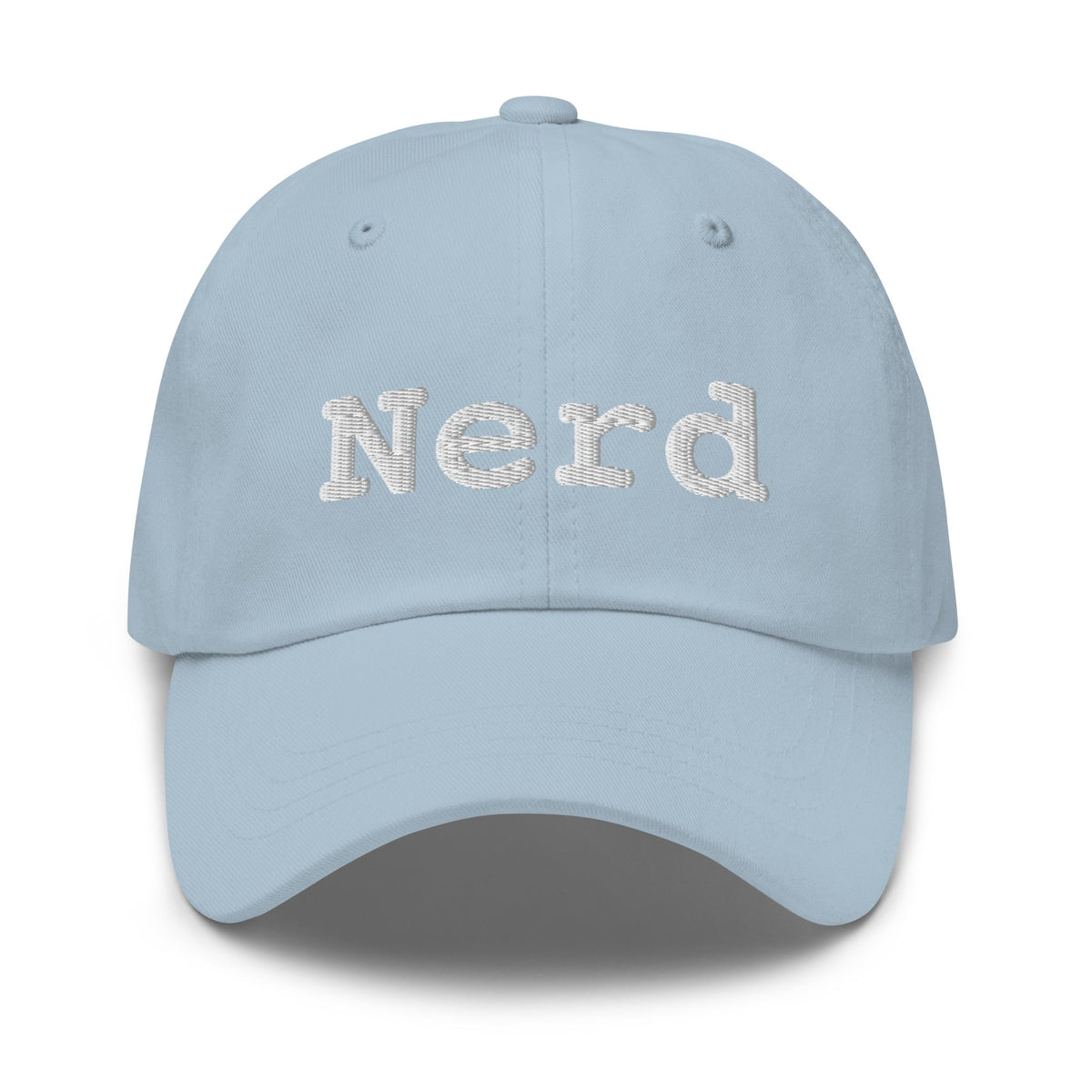 Image of the Nerd Cap Light Blue.