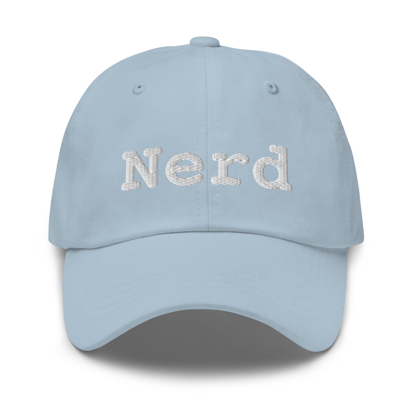 Image of the Nerd Cap Light Blue.