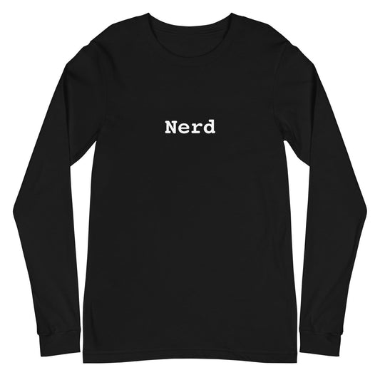 Nerd Long Sleeve T-Shirt (unisex) - AI Store