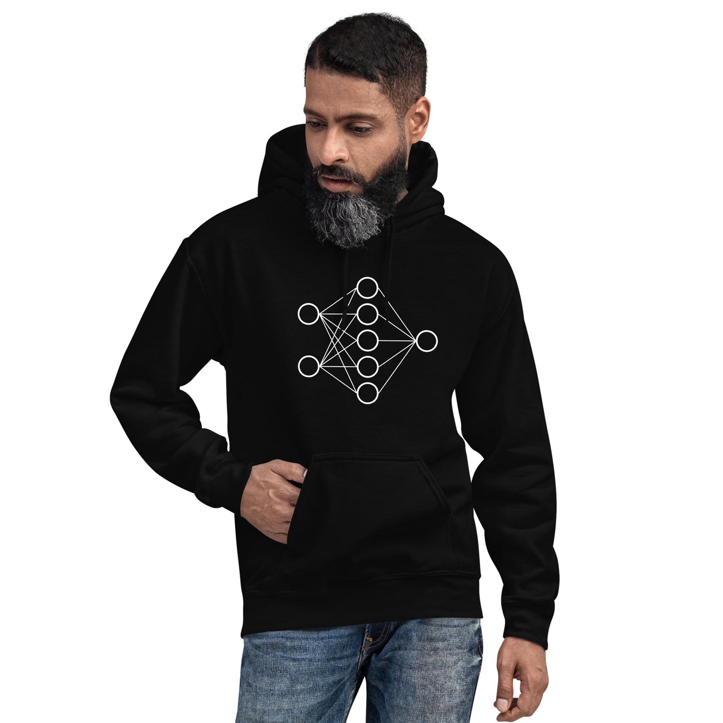 Image of the Neural Network Hoodie 1 (unisex).