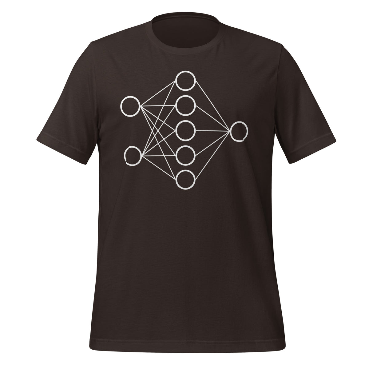 Image of the Neural Network T-Shirt 1 (unisex) Brown / M.