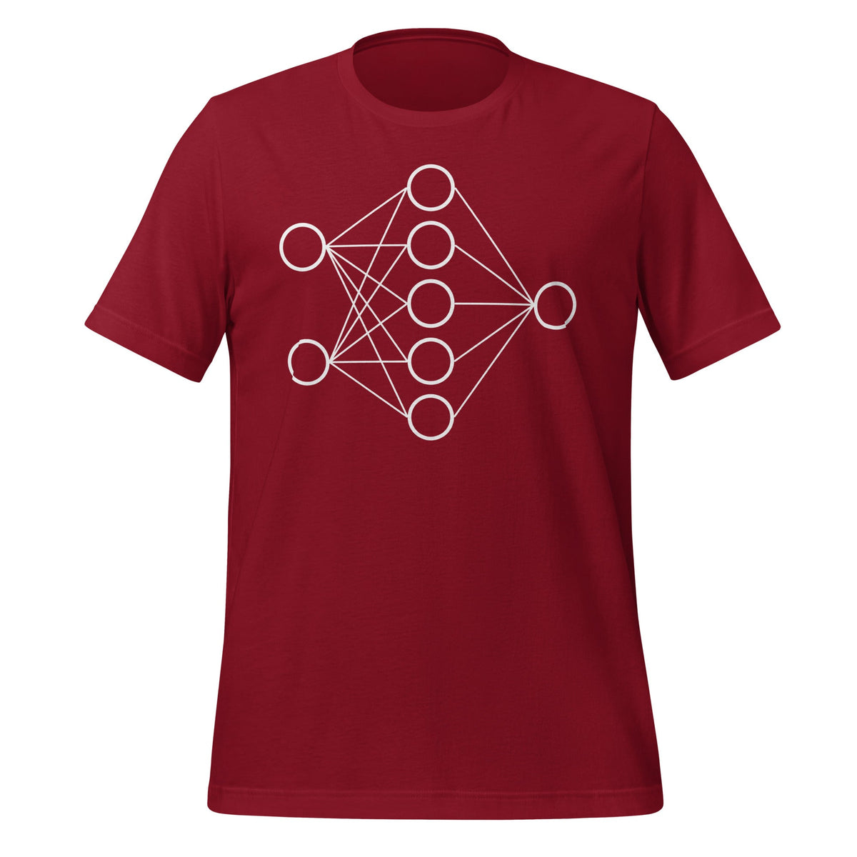 Image of the Neural Network T-Shirt 1 (unisex) Cardinal / M.