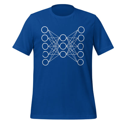 Mockup image of the Neural Network T Shirt 9 (unisex) True Royal / M.