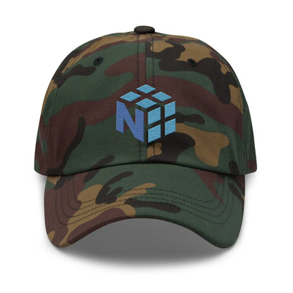 Image of the NumPy Icon Cap Green Camo.