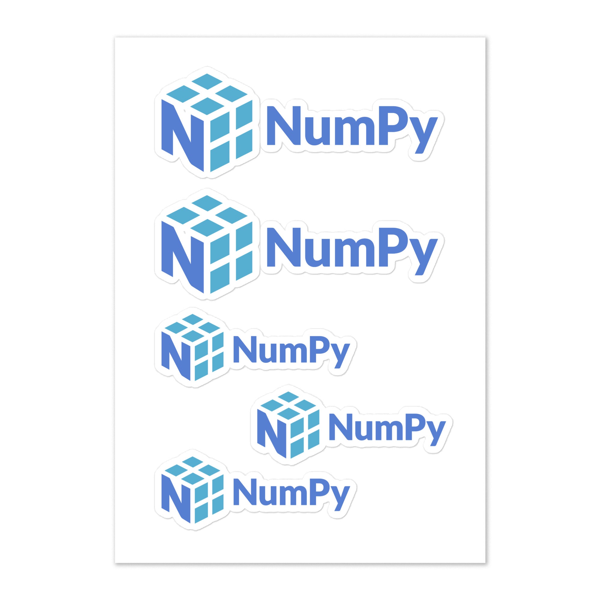 NumPy Logo Sticker Sheet - AI Store