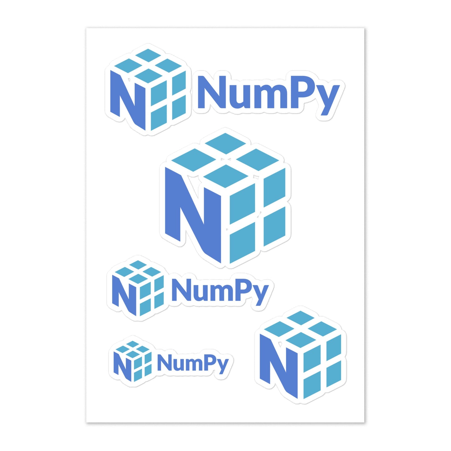 Image of the NumPy Mix Sticker Sheet.