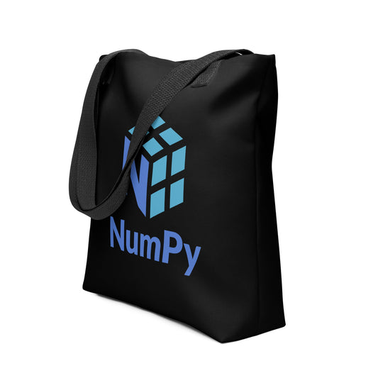 Image of the NumPy Stacked Logo Tote Bag.